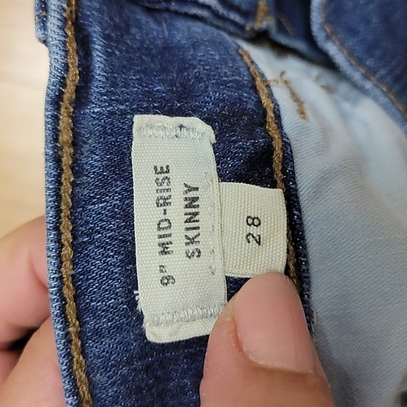 Madewell 9" Mid Rise Skinny Jeans 28 EUC - Picture 6 of 8